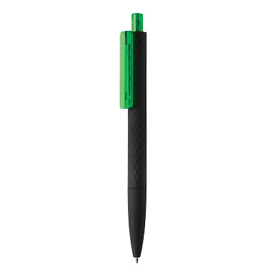 Черная ручка X3 Smooth Touch (Зеленый; черный)