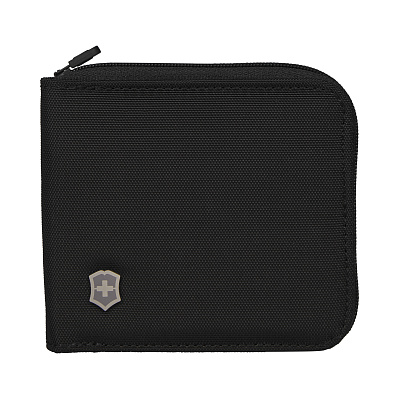 Бумажник VICTORINOX TA 5.0 Zip-Around Wallet с RFID защитой чёрный нейлон 11x1x10 см