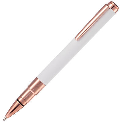 Ручка шариковая Kugel Rosegold, белая (Белый)
