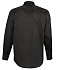 Рубашка мужская с длинным рукавом Bel Air, черная - Фото 2