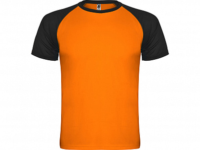 Спортивная футболка Indianapolis мужская (Неоновый оранжевый/черный)
