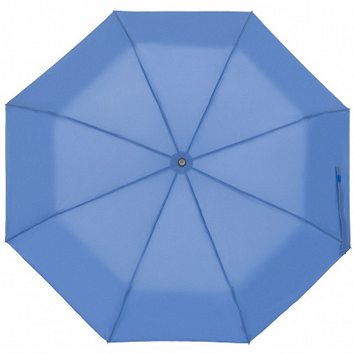 Зонт складной Manifest Color со светоотражающим куполом  (Синий)