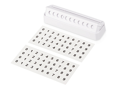 Табличка Tempark с номером телефона для временной парковки