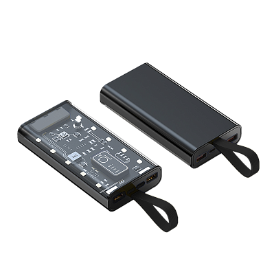 Внешний аккумулятор Wonder, 10000 Mah, черный (Чёрный)