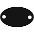 Шильдик металлический Alfa Oval, черный - Фото 1