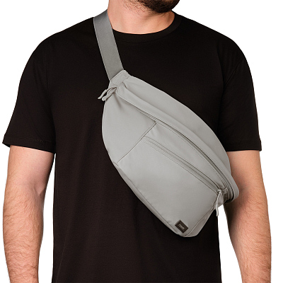 Сумка через плечо (cross body) Бостон (Boston), серая