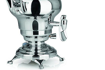 Самовар BEEM модель Rebecca, 5 литров, серебристый