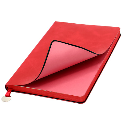 Ежедневник A5 недатированный Impero в мягком переплёте  (Красный)