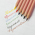 Набор цветных карандашей мини TINY,6 цветов - Фото 3