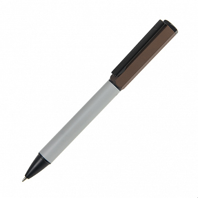 Ручка шариковая BRO (Коричневый, серый)