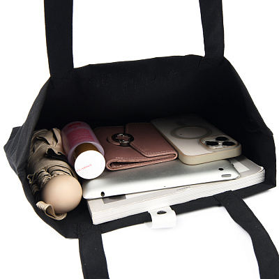 Сумка для покупок Rock’n’ROLL 260 г/м², белая