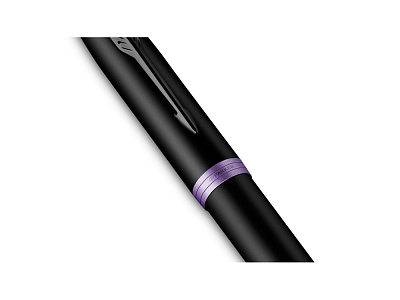 Ручка-роллер Parker IM Vibrant Rings Flame Amethyst Purple