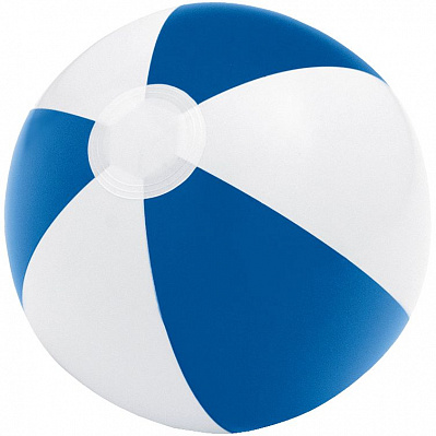 Надувной пляжный мяч Cruise  с белым (Синий)