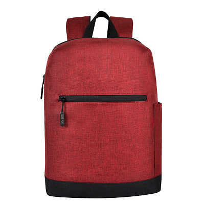 Рюкзак Boom, красный/чёрный, 43 x 30 x 13 см, 100% полиэстер 300 D (Красный, черный)