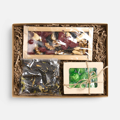 Набор Quality Time, грильяж с сосновой шишкой