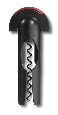 Штопор VICTORINOX с ножом для снятия фольги, сталь с тефлоновым покрытием, чёрный (Черный)