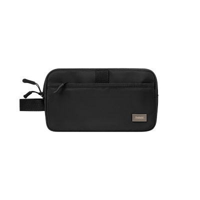 Дорожная косметичка Бостон (Boston), черная (Черный, серый)