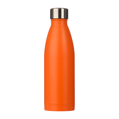 Термобутылка вакуумная герметичная Fresco, оранжевая (Оранжевый)