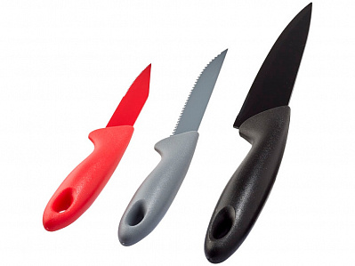 Набор ножей Main (Черный, серый, красный)