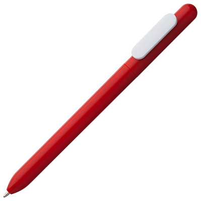 Ручка шариковая Swiper, красная с белым (Красный)