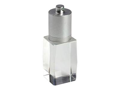 USB 2.0- флешка на 16 Гб в виде большого кристалла (Серебристый)