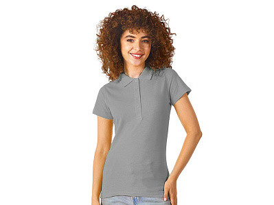 Рубашка поло First женская (Стальной серый)
