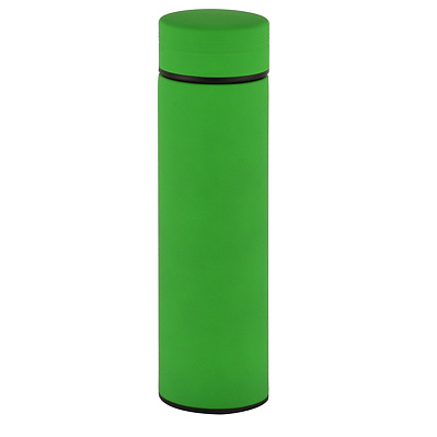 Термос Bronx софт-тач, зеленого цвета (Зеленый)