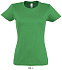 Фуфайка (футболка) IMPERIAL женская,Ярко-зелёный S - Фото 1