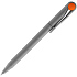 Ручка шариковая Prodir DS1 TMM Dot, серая с оранжевым - Фото 3
