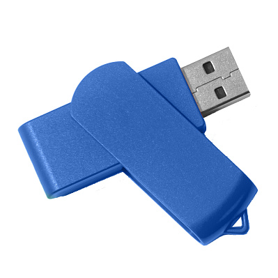 USB flash-карта SWING (8Гб) , 6,0х1,8х1,1 см, пластик (Синий)