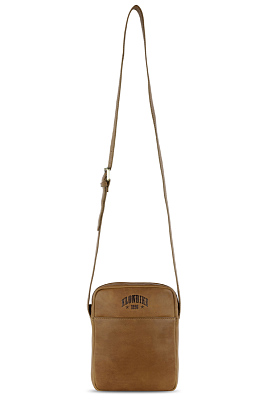 Сумка через плечо KLONDIKE RUSH «Faye», натуральная кожа в коньячном цвете, 18 х 21 х 4,5 см