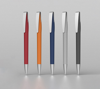 Ручка шариковая COBRA SOFTGRIP MM, красный#, красный