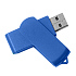 USB flash-карта SWING (8Гб), синий, 6,0х1,8х1,1 см, пластик - Фото 1