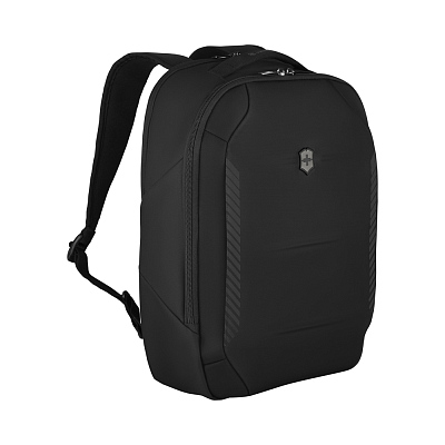 Рюкзак VICTORINOX Crosslight City Daypack, черный, RPET полиэстер, 32x18x46 см, 20 л