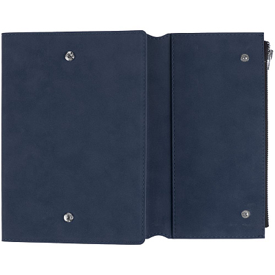 Ежедневник Grace на заказ, недатированный, темно-синий