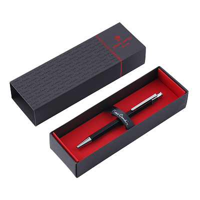 Ручка шариковая Pierre Cardin PRIZMA.Цвет - черный. Упаковка Е