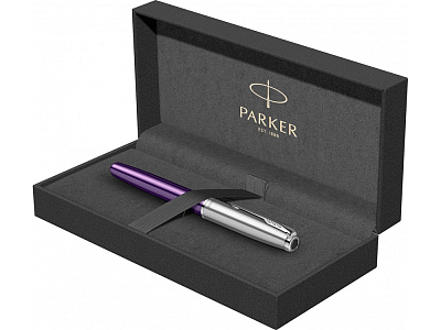 Ручка перьевая Parker Sonnet Essentials Violet SB Steel CT