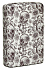 Зажигалка ZIPPO Skeleton с покрытием Glow in the Dark Green, латунь/сталь, серая, 38x13x57 мм - Фото 6