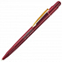 MIR, ручка шариковая с золотистым клипом, бордо, пластик/металл - Фото 1