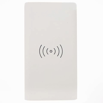 Внешний аккумулятор Big Bank с беспроводной зарядкой, 6000 мАч (белый)