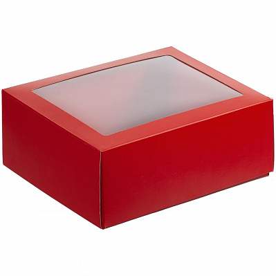 Коробка с окном InSight, красная (Красный)