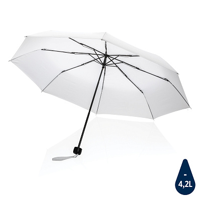 Компактный зонт Impact из RPET AWARE™, d95 см (Белый;)