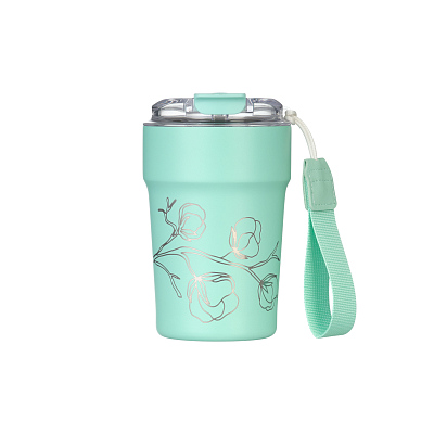 Термокружка вакуумная Монако (Monaco), аква