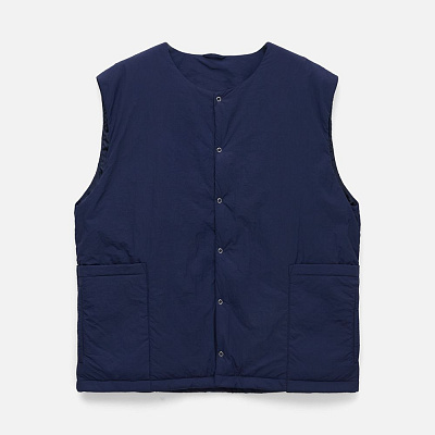 Жилет унисекс Veter, молочно-белый (Тёмно-синий)