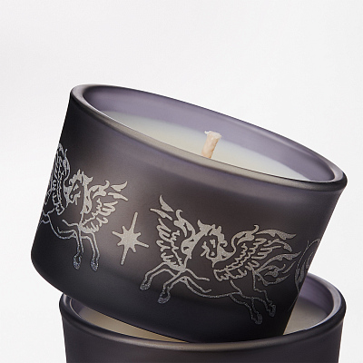 Набор ароматических свечей Sento, серый