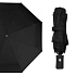 Автоматический противоштормовой зонт Vortex, черный  - Фото 3
