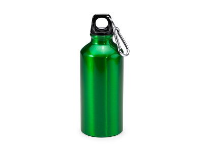 Бутылка ATHLETIC с карабином (Зеленый)