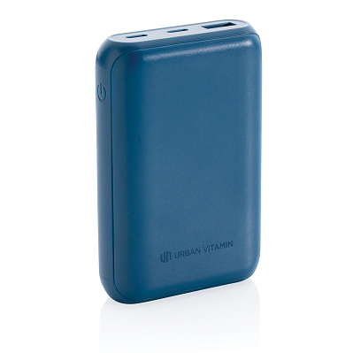 Внешний аккумулятор Urban Vitamin Alameda с быстрой зарядкой PD, 18 Вт, 10000 мАч (Синий;)
