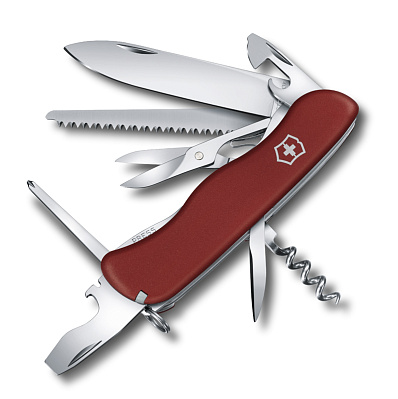 Нож перочинный VICTORINOX Outrider 111 мм 14 функций с фиксатором лезвия красный