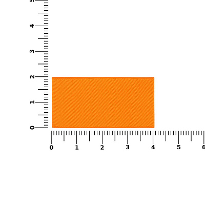 Лейбл тканевый Epsilon, XXS, оранжевый неон